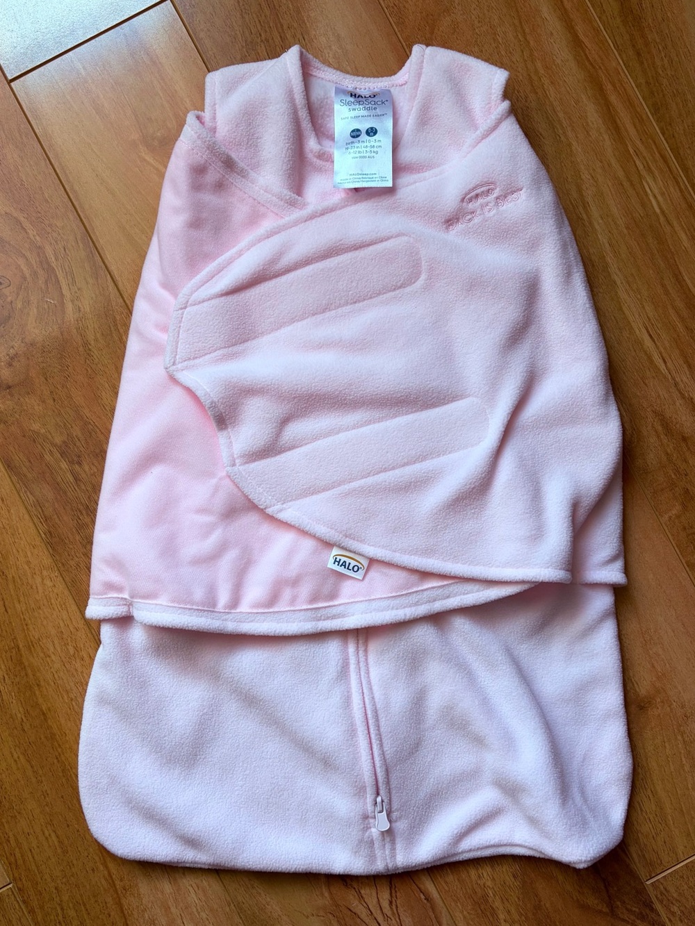 Halo Microfleece Sleepsack - NB/0-3M - Pink